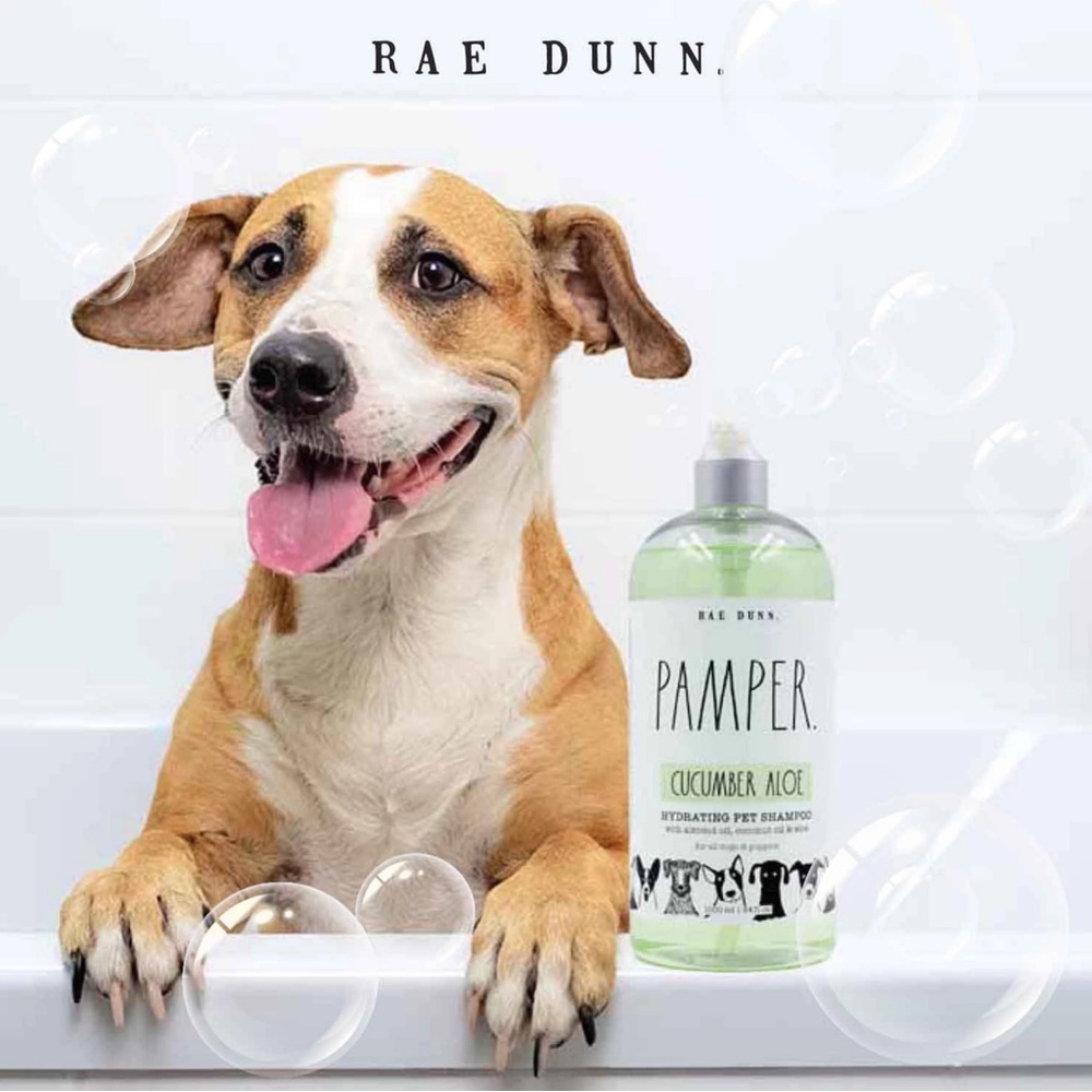 Rae Dunn Pamper Cucumber Aloe Pet Shampoo